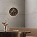 Moon LED 16 inch Painted Patina Bronze Outdoor Wall Sconce